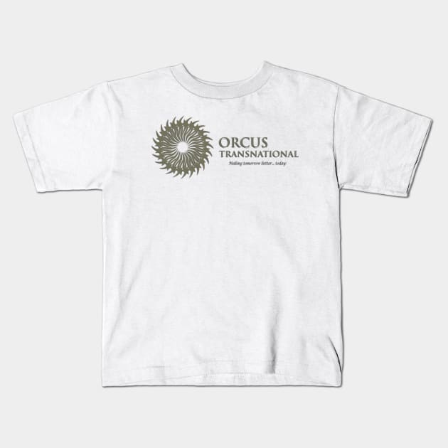 Acheron Rising - ORCUS Company LOGO Full Kids T-Shirt by Acheronrising